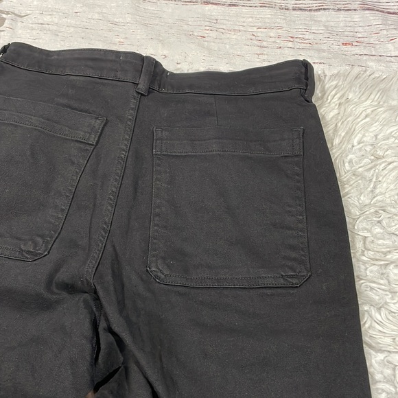 NWT Everlane High Rise Black The Straight Leg Crop Pants - Picture 11 of 11